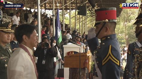 Marcos attends PMA Class of 2023 graduation rites .
